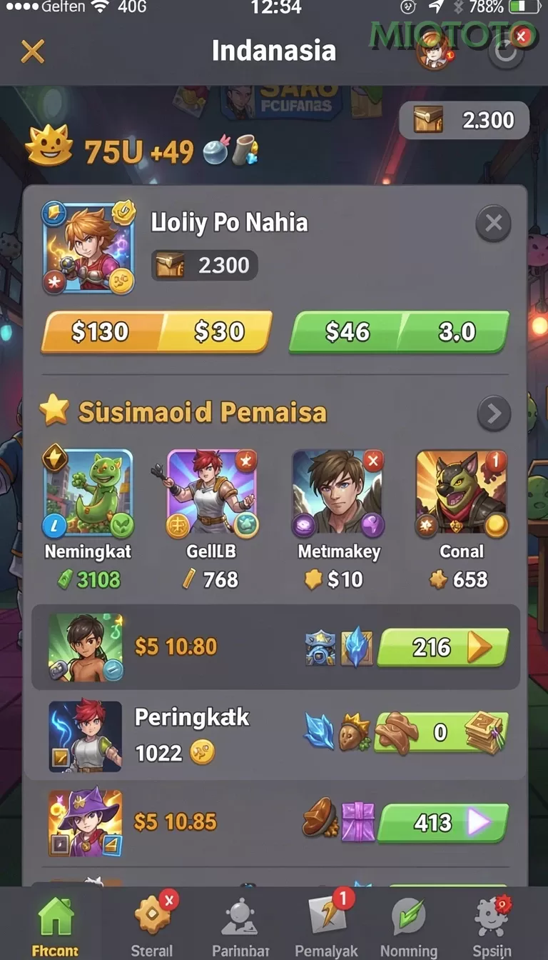 Screenshot Royal War nomor 2